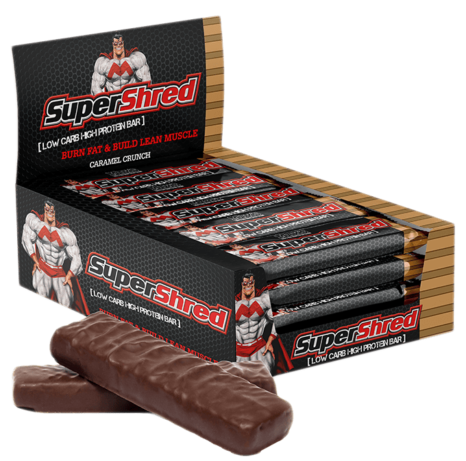 Maxs Supershred Bars Caramel Crunch