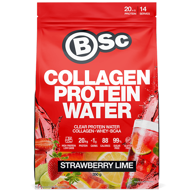 BSC Collagen Protein Water Strawberry Lime