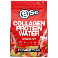 BSC Collagen Protein Water Strawberry Lime