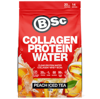 BSC Collagen Protein Water Peach Ice Tea