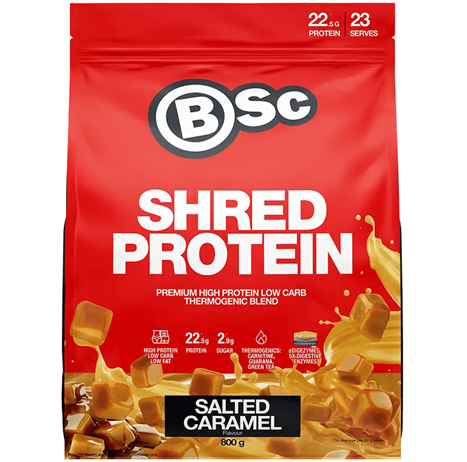 BSC Shred Protein 800g Salted Caramel