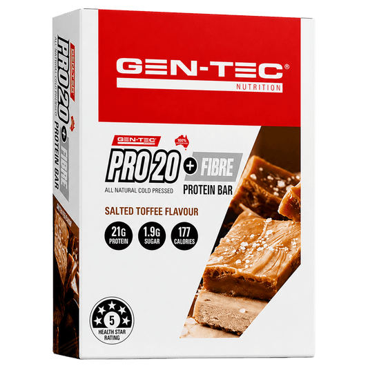 Gen-Tec Pro 20 + Fibre Protein Bars