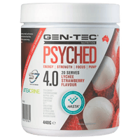 440g / 20 Serves Lychee Strawberry: Free GT Mega Shaker