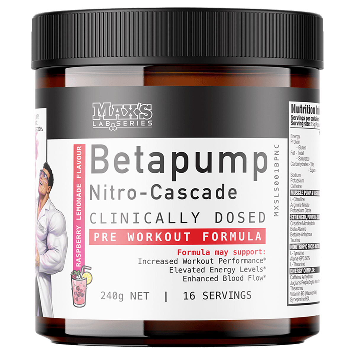 16 Serves Raspberry Lemonade