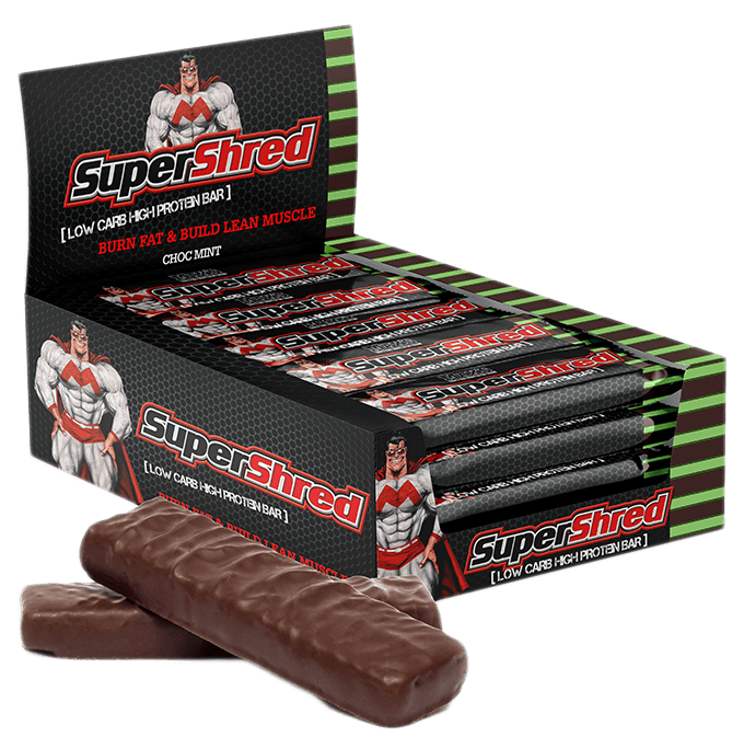 Maxs Supershred Bars Choc Mint