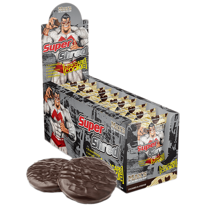 Maxs Supershred Cookies Cookies & Cream