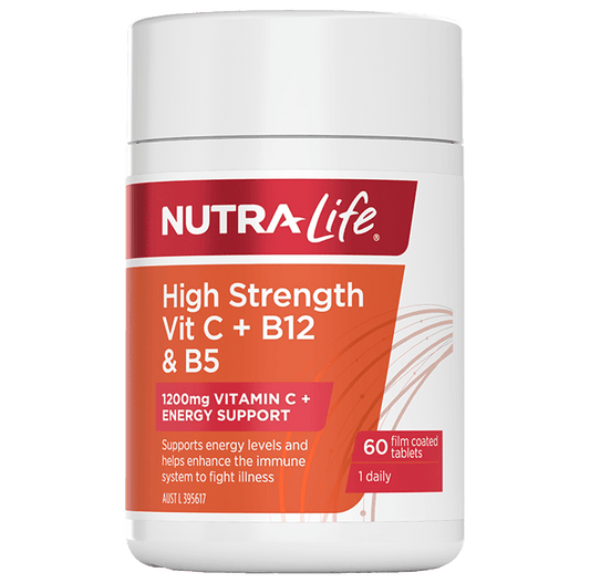 Nutra-Life High Strength Vit C + B12 & B5