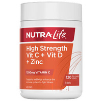 Nutra-Life High Strength Vit C + Vit D & Zinc