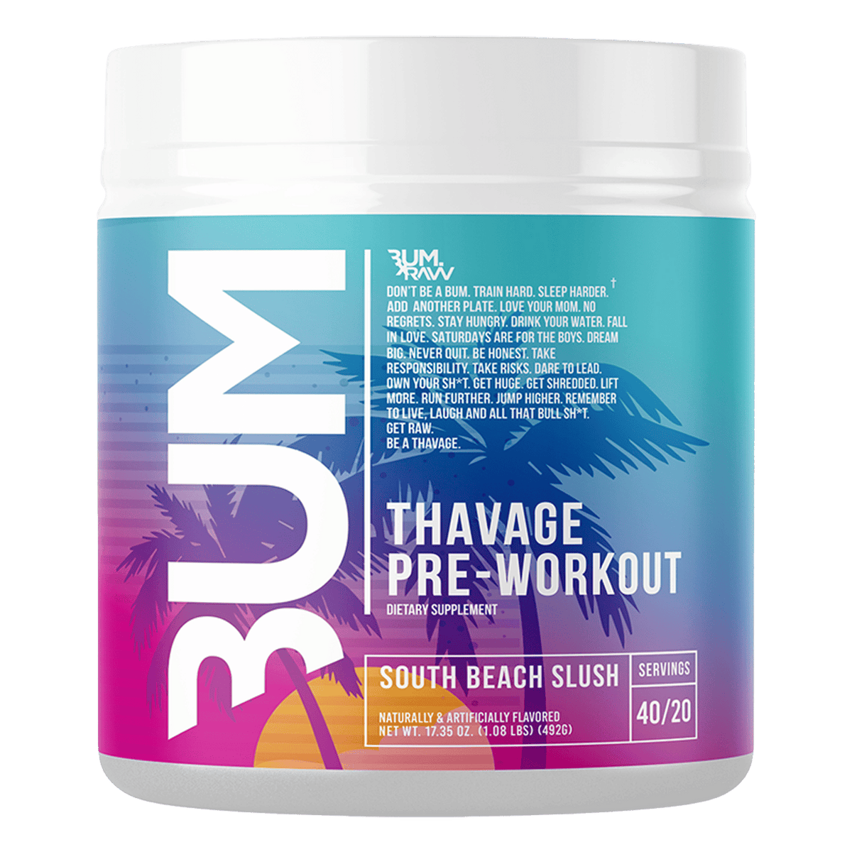 CBUM Thavage Pre-workout